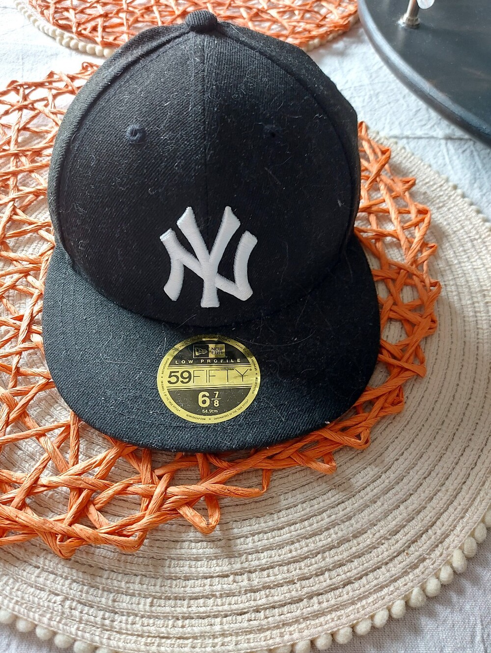 Black & White New York Yankees 59FIFTY Fitted Cap